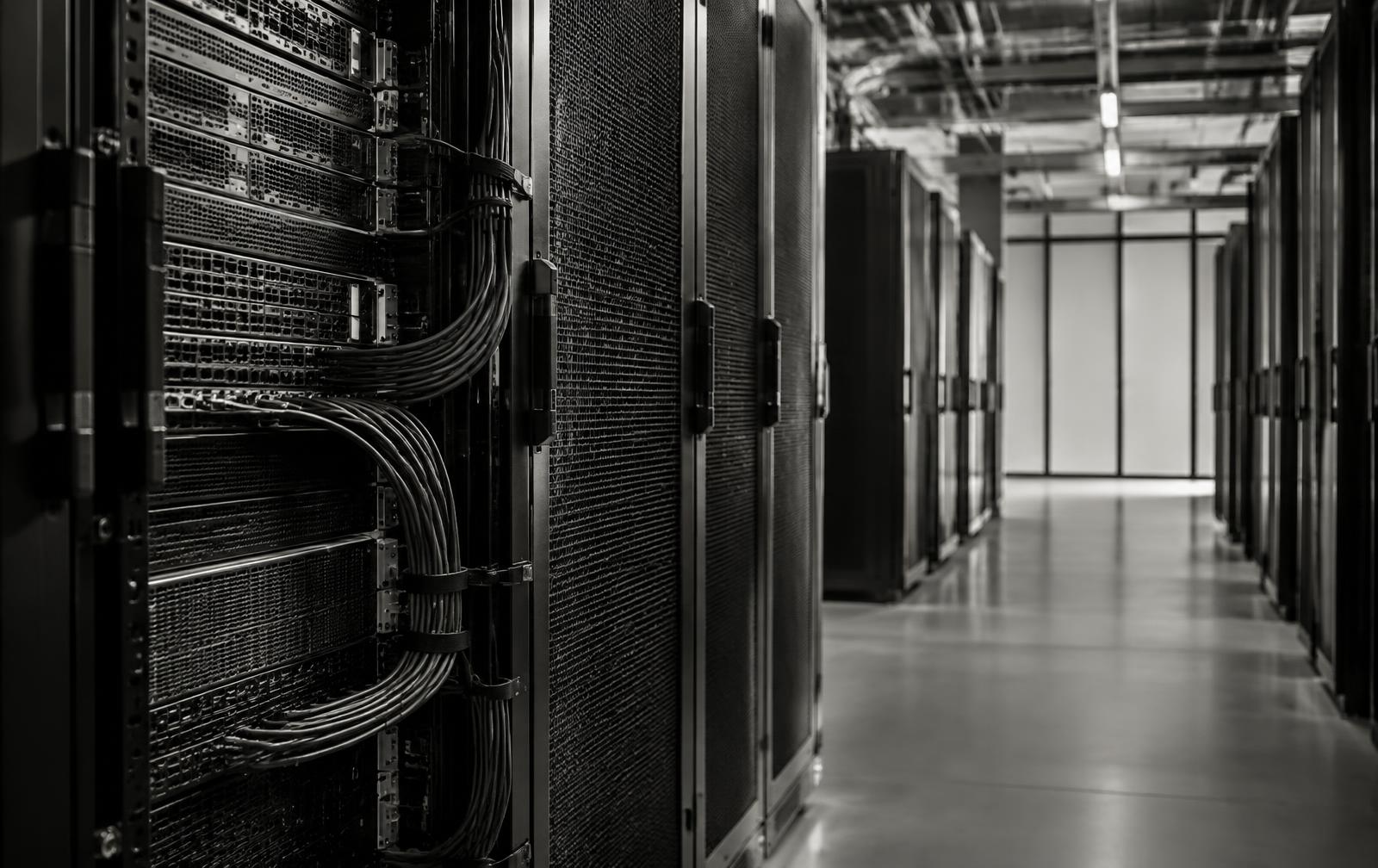 Network infrastructure and precisely routed server systems